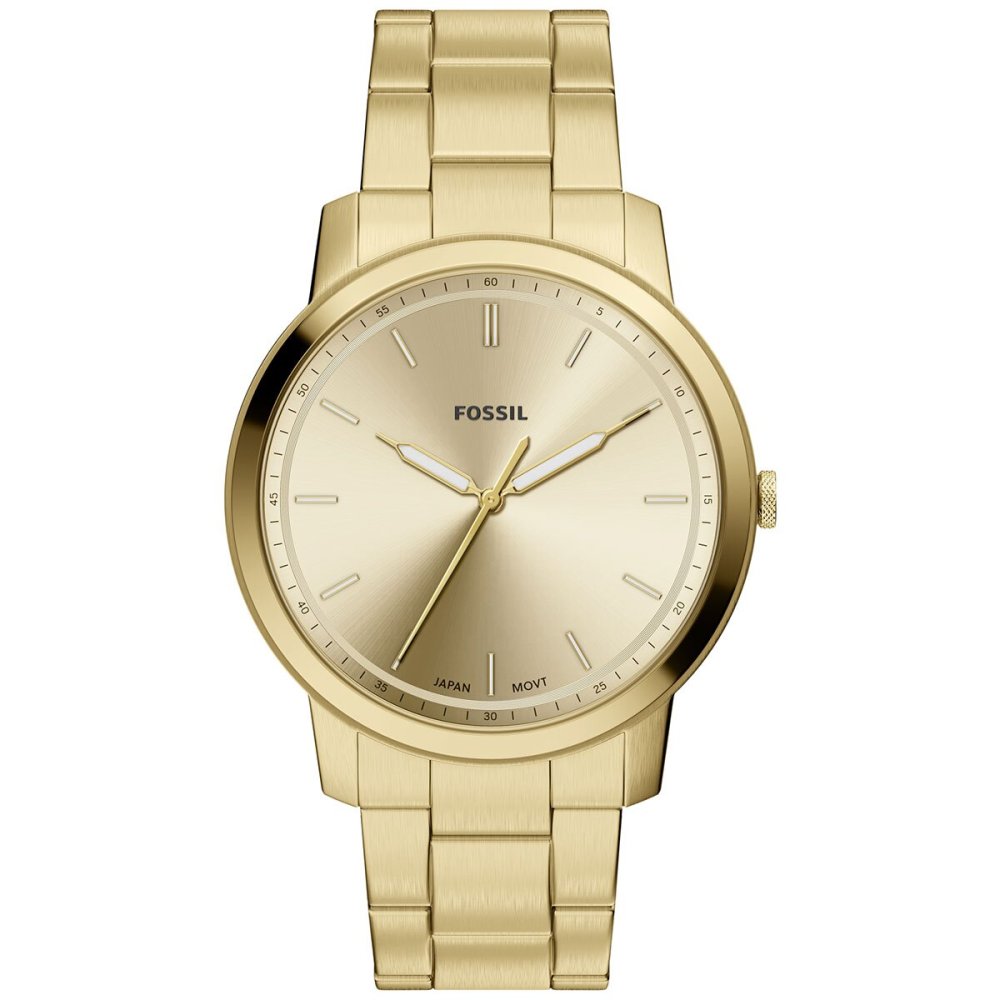 フォッシル FOSSIL 腕時計 メンズ MINIMALIST アナログ ゴールドトーン ステンレススチールウォッチ FS6181【2026 新作】