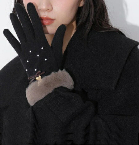 【無料ラッピング】 ジル バイ ジルスチュアート JILL by JILLSTUART 手袋 ハートチャームジャージー グローブ レディース ブランド 正規品 新品 ギフト プレゼント 人気 おすすめ 誕生日 記念日 クリスマス 送料無料 jbj522734