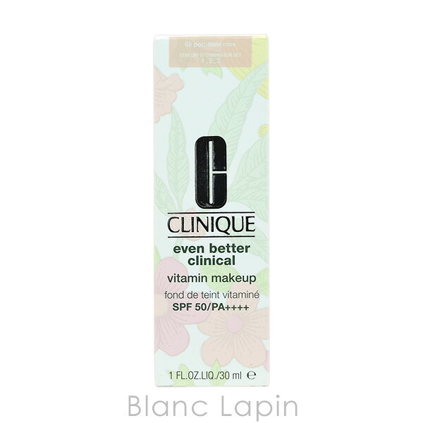 クリニーク CLINIQUE イーブンベターメイクアップVファンデーション50 #68 ポーセリンローズ リキッドファンデーション 30ml
