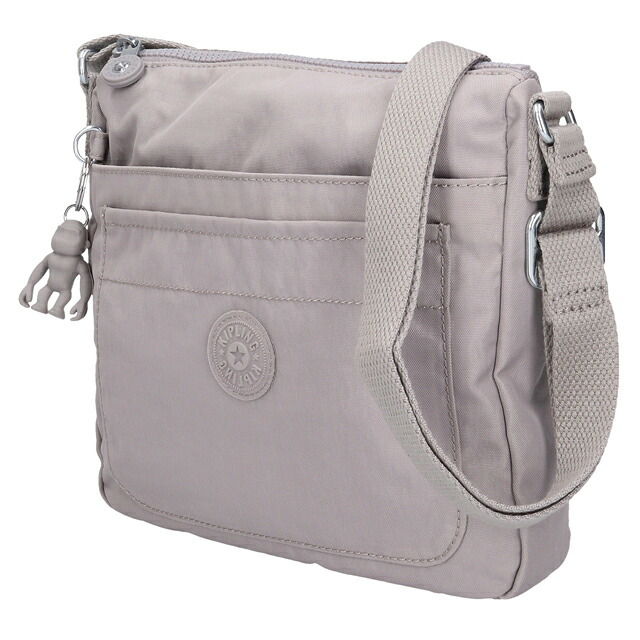 キプリング ショルダーバッグ レディース ブランド Kipling セバスチャン ロゴ ワンポイント 無地 KI2846-89L Grey Gris グレー