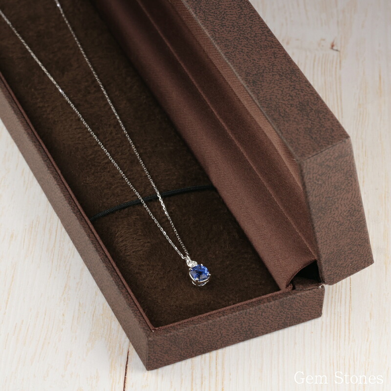  ブルーサファイア 　０．８８ct 　ダイヤモンド　ネックレス 　ペンダント プラチナネックレス Pt900　ネックレス レディース 一粒ネックレス  誕生石 シンプル Drops