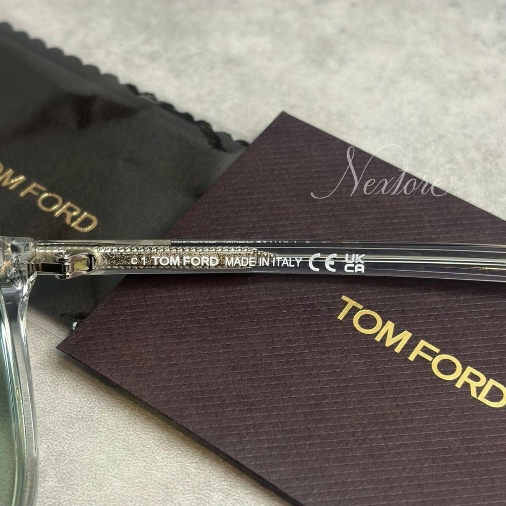 【並行輸入品】【正規品・新品】TOMFORD トムフォード TF1049D FT1049D 26N クリア ライトグリーン イタリア製 アジアンフィット サングラス メガネ 眼鏡 メンズ レディース TOM FORD トム フォード 伊達メガネ ビジネス