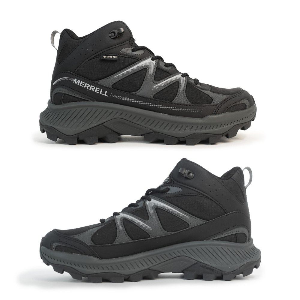 メレル MERRELL スニーカー メンズ ゴアテックス 防水 シューズ テンポ WXP アクティブ MID GTX ブラック 00005507 アウトドア ハイキングシューズ