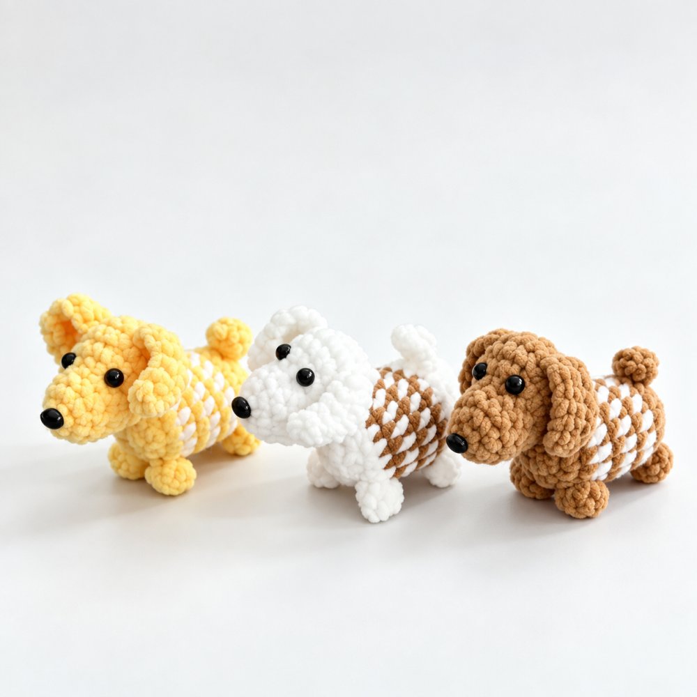 犬チャーム 毛糸 ハンドメイド風 ぬいぐるみ キーホルダー ミニわんこ バッグ飾り かわいい アクセサリー 小物 誕生日 記念日 プレゼント ギフト