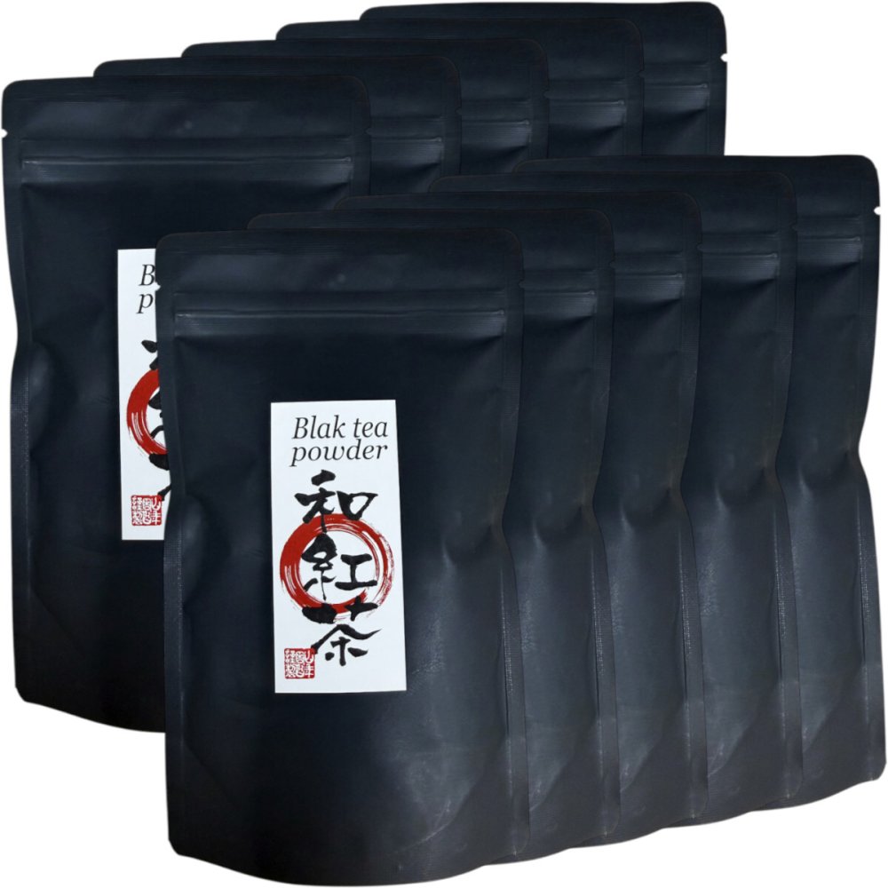 【国産】国産 粉末和紅茶 100g×10袋セット 静岡県産 静岡県産 国産紅茶 パウダー 和紅茶粉末 国産 お茶 紅茶 茶葉100％ ストレートティー お茶 健康茶 ギフト プレゼント 内祝い 贈り物 敬老の日 巣鴨のお茶屋さん山年園