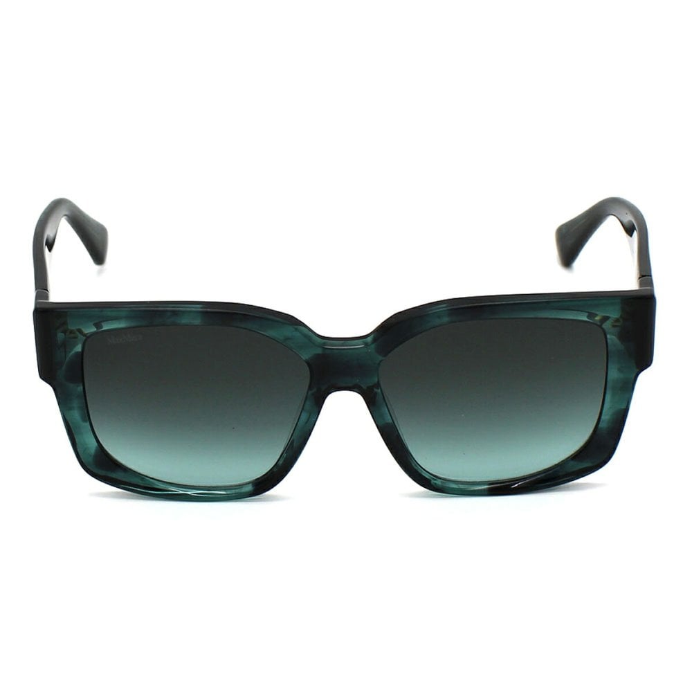 マックスマーラ Max Mara サングラス ノーズパッド UVカット アイウェア スクエア MM0145/S 98P 54 メンズ レディース ユニセックス グリーンマーブル+グリーングラデーション 海外正規品