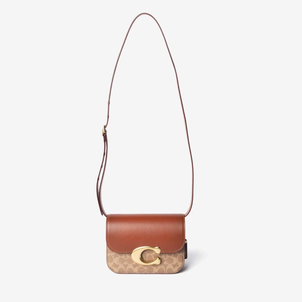 コーチ COACH IDOL BAG アイドル バッグ シグネチャー キャンバス スネークスキン ディテール CM551 ショルダーバッグ ハンドバッグ レディース バッグ