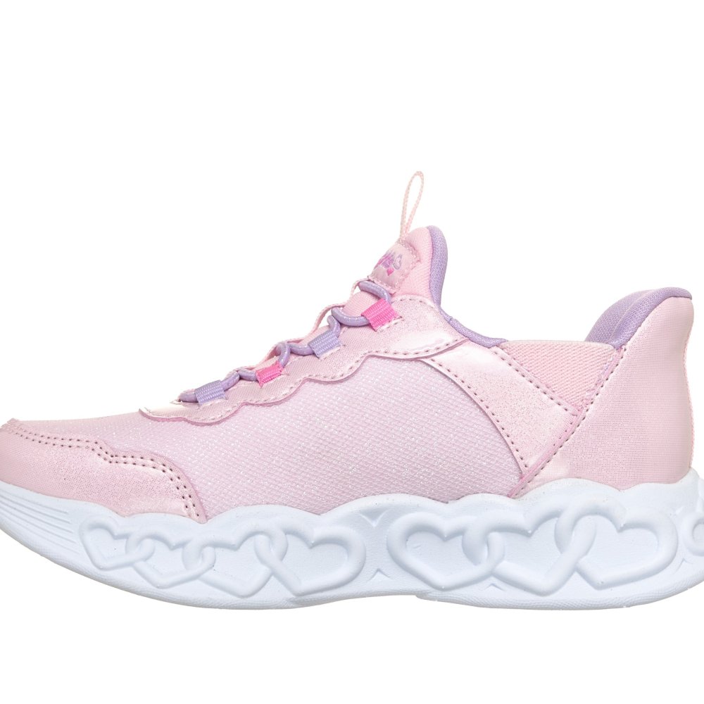 スケッチャーズ 光る靴 女の子 スリップインズ キッズ スニーカー スリッポン SKECHERS Slip-ins インフィニット ハート ライツ スパークル ハート ノーマル幅 303735L