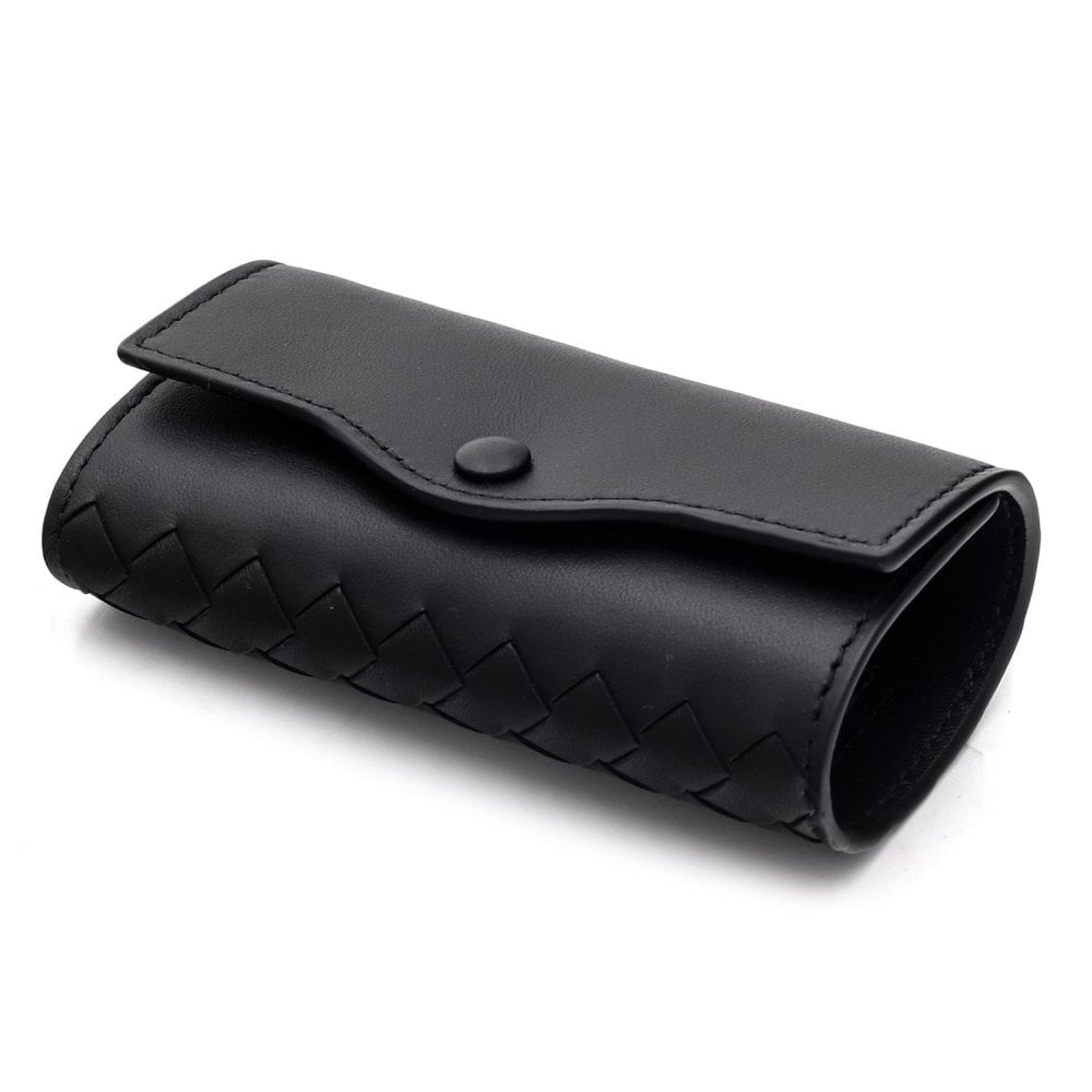 ボッテガヴェネタ キーケース 6連 BOTTEGA VENETA 284137 V3UN1 8803 イントレチャート ブラック 黒 メンズ レディース ラムレザー 羊革 キーフック5本 キーリング付き スナップボタン 鍵入れ ギフト