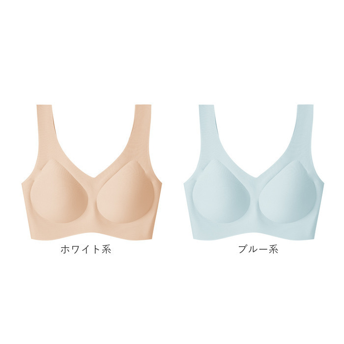 ブラジャー 涼しい ノンワイヤー 通販 ノンワイヤーブラ シームレスブラジャー ノンワイヤーブラジャー ノン ワイヤー ブラ 楽 着やすい リラックスブラ シームレス 痛くない ナイトブラ 無地 調節可能 ワイヤレス シンプル デイナイトブラ 通気性