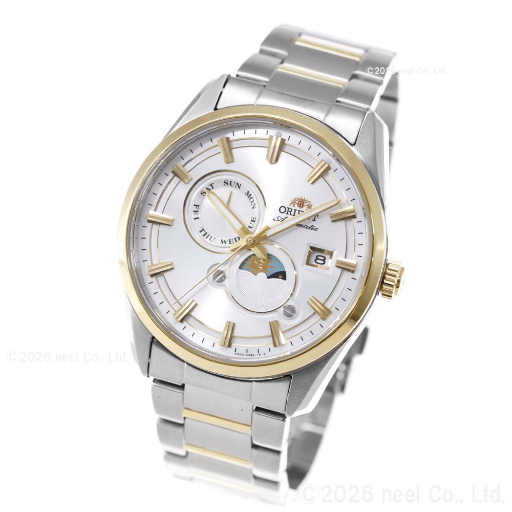 オリエント ORIENT コンテンポラリー Contemporary オリエントストレット サンアンドムーン SUN ＆ MOON 自動巻 腕時計 RN-AK0312S Orient Stretto【2026 新作】