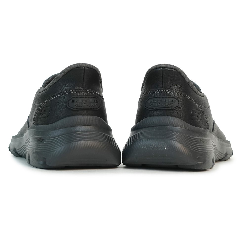 SKECHERS スケッチャーズ スリップインズ アーチフィット ガルザ ウマール 205518 BLK ブラック ビジネスシューズ スリッポン