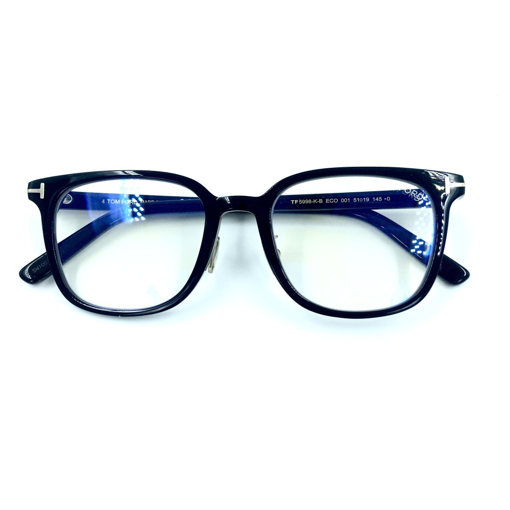 【送料無料】トムフォード TOM FORD TF5998KB 001 ShinyBlack　メガネフレーム  男性女性向けギフト 彼氏彼女へのプレゼント 父の日　母の日 誕生日 上司や同僚への贈り物 記念日や就職祝いに最適｜高級ブランドアイウェア 新品未使用 ラッピング対応 送料無料 専用ケース付 -