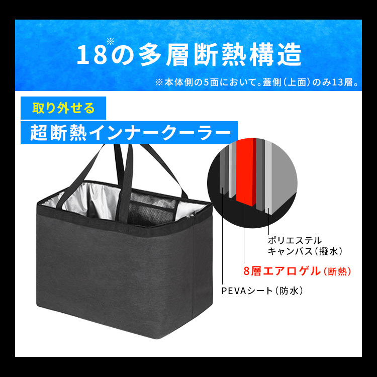 クーラーボックス エアロゲル アイリスオーヤマ HUGEL 小型 大型 25L 保冷力 部活 ソフトクーラーボックス アウトドア クーラーバッグ スポーツ 保冷バッグ キャンプ