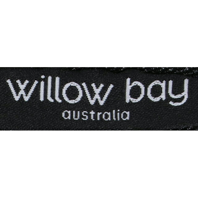 ウィローベイ ポーチ レディース ブランド WILLOWBAY リストレットクラッチ クラッチバッグ BLACK DENIM