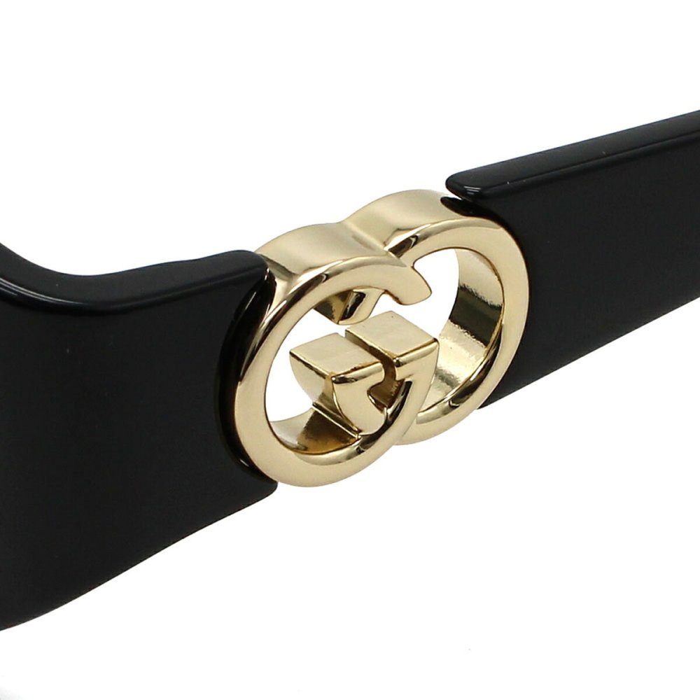 グッチ GUCCI サングラス アジアンフィット アイウェア UVカット オーバル GG1662SA-001 メンズ レディース ユニセックス ブラック+グレー 国内正規品