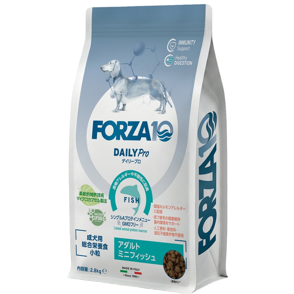 フォルツァ10 FORZA10 ドッグフード デイリープロ アダルトミニ フィッシュ 2.8kg