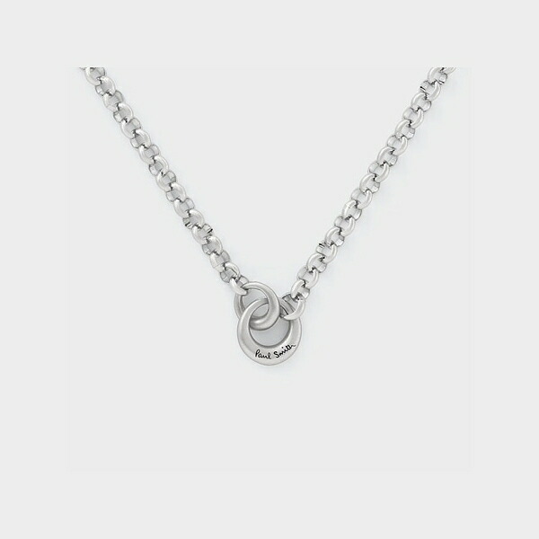 【無料ラッピング】 ポールスミス Paul Smith ネックレス New Double Ring Motif シルバーブランド 正規品 新品 ギフト プレゼント 人気 おすすめ 誕生日 記念日 クリスマス 送料無料 psm522378