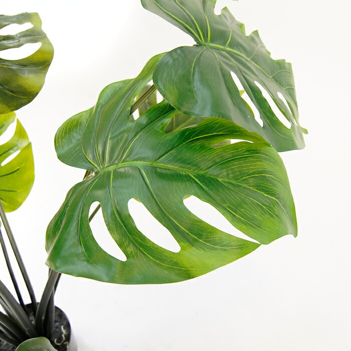 観葉植物 造花 モンステラ BROWN 全高約97cm 中型 フェイクグリーン 本物そっくり おしゃれ インテリア 人工観葉植物 アーティフィシャルグリーン オフィス 店舗 ホテル 開店祝い 室内 デリシオサ フェイク