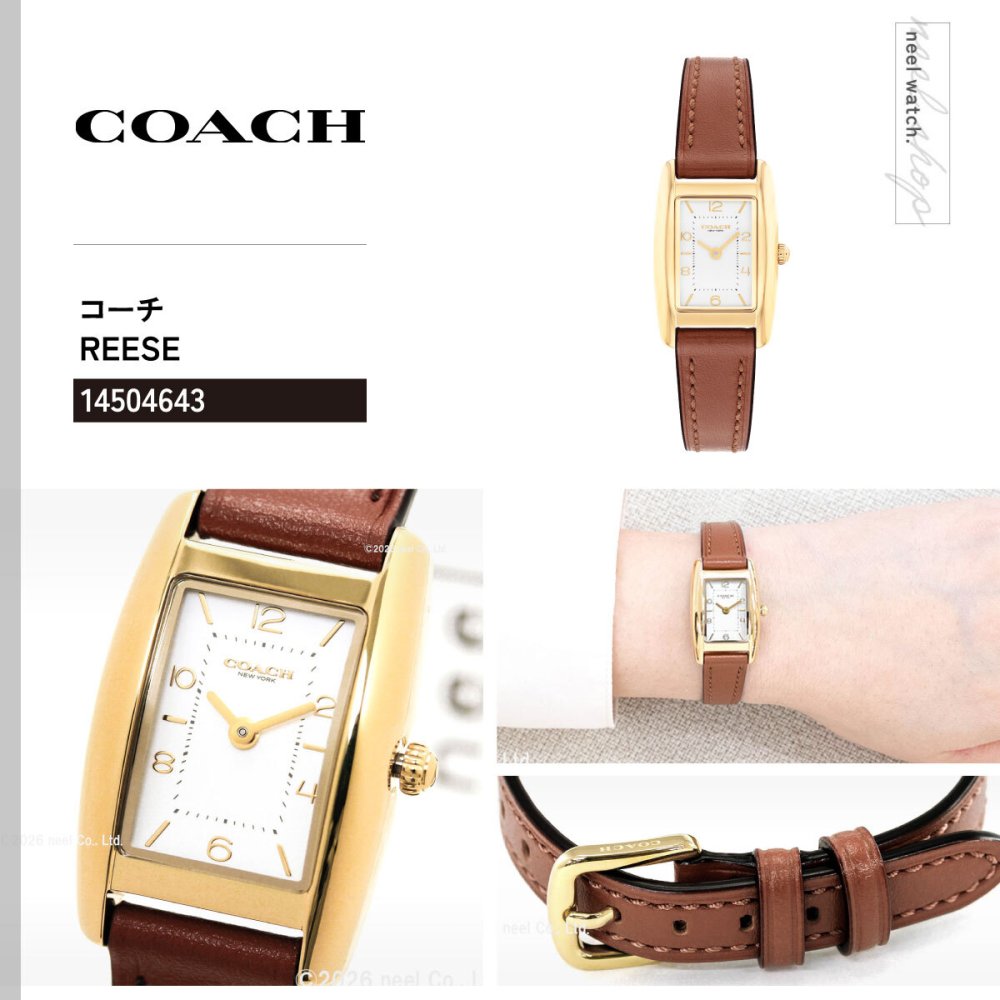 コーチ COACH 腕時計 レディース リース REESE 30MM×20MM 14504643【2026 新作】