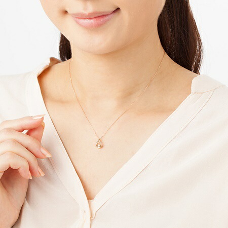 【無料ラッピング】  カナルヨンドシー Canal 4℃ ネックレス K18 ピンクゴールド ネックレス ダイヤモンド レディース ブランド 正規品 新品 ギフト プレゼント 人気 おすすめ 誕生日 記念日 クリスマス 送料無料