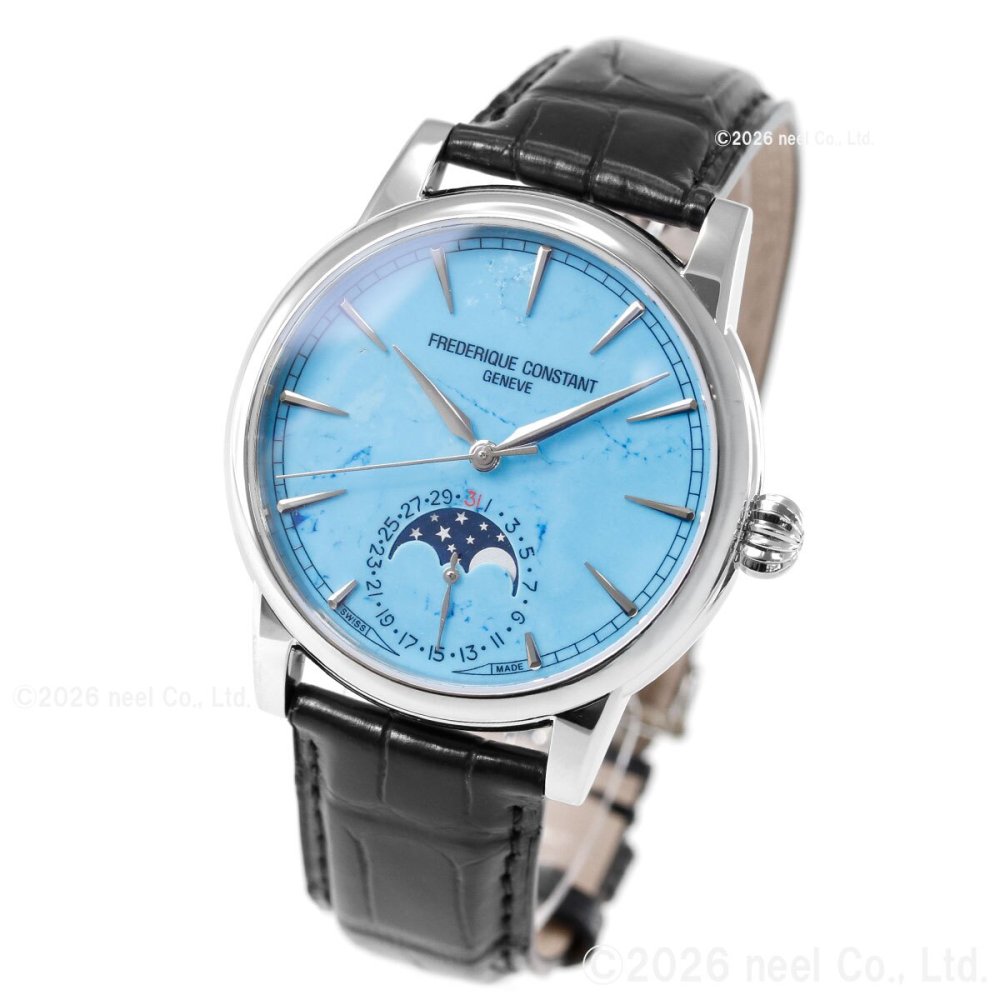 フレデリック・コンスタント FREDERIQUE CONSTANT クラシック ムーンフェイズ デイト マニュファクチュール 世界限定716本 FC-716TU3H6 腕時計 自動巻き メンズ