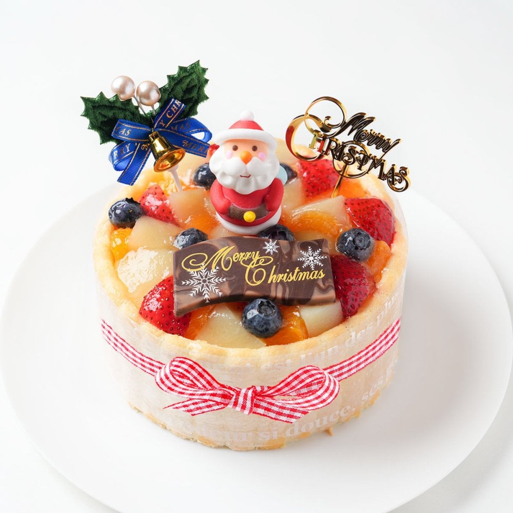 クリスマス 限定 豆乳クリームのファーストバースデーケーキ　4号 2026 スマッシュケーキ １歳の誕生日ケーキ 一歳 １才 一才 赤ちゃん 乳幼児 バースデーケーキ お祝い 内祝い Xmasケーキ  Xmasギフト サンタアンジェラ