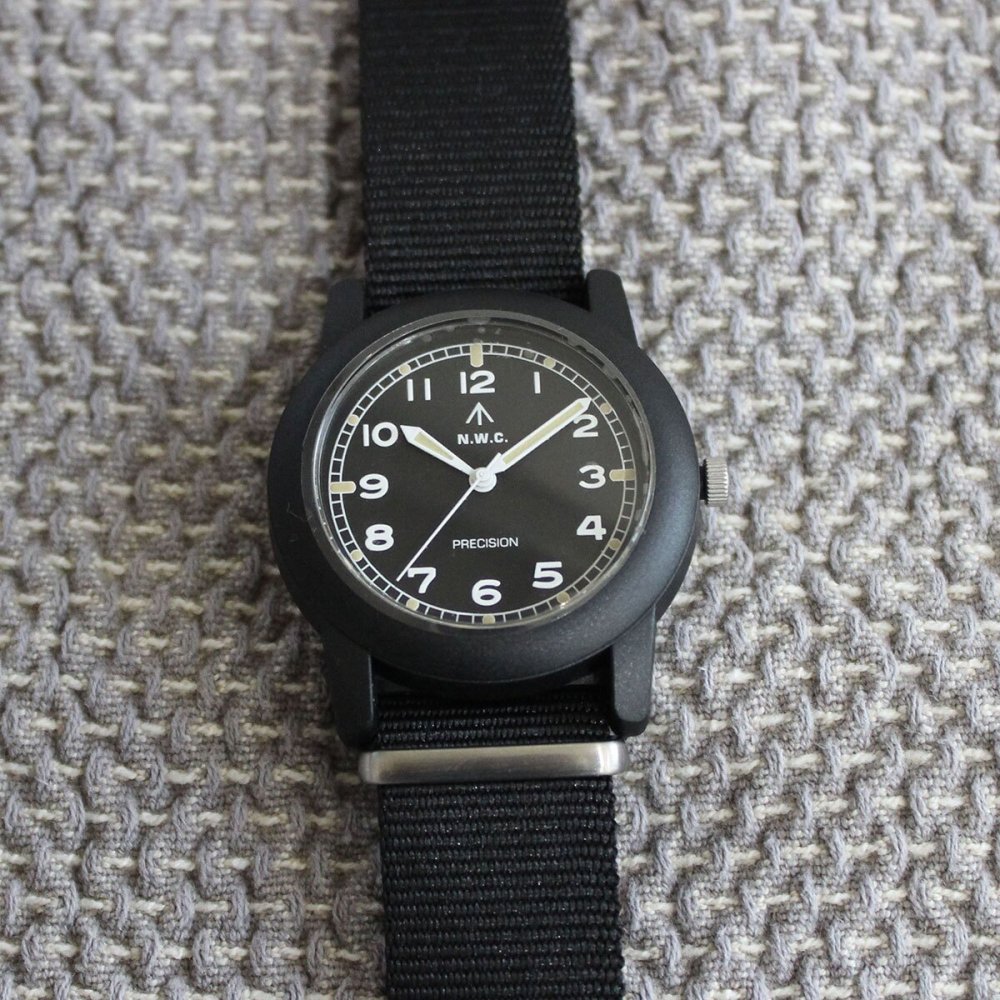 ナバルウォッチ NAVAL WATCH 腕時計 メンズ レディース ミリタリー Camper TYPE ブラック Mil.-08ca-BK【2026 新作】