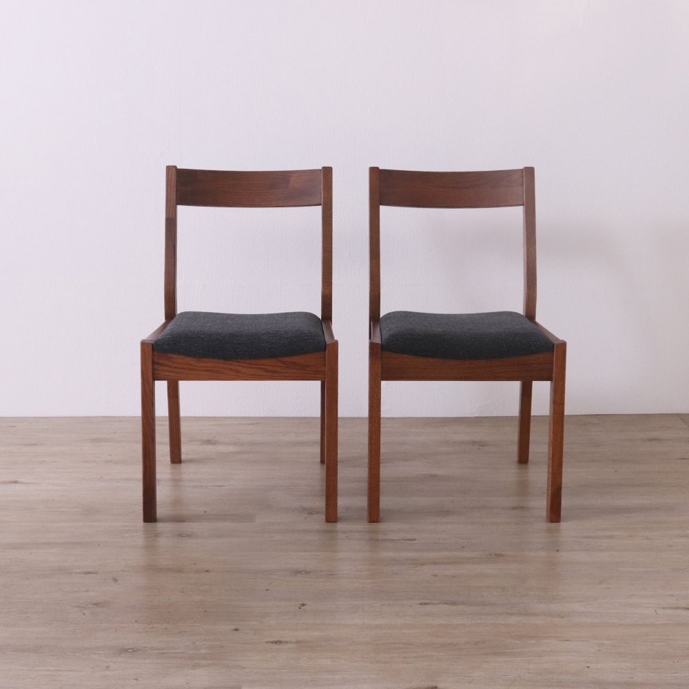 ダイニングチェア デュエII 完成品 無垢材 レッドオーク 天然木 ナチュラル・ブラウン W45xD52xH78cm座面高44cm 食卓椅子 チェア 椅子 木製 リビング ダイニング ナチュラル ブラウン おしゃれ
