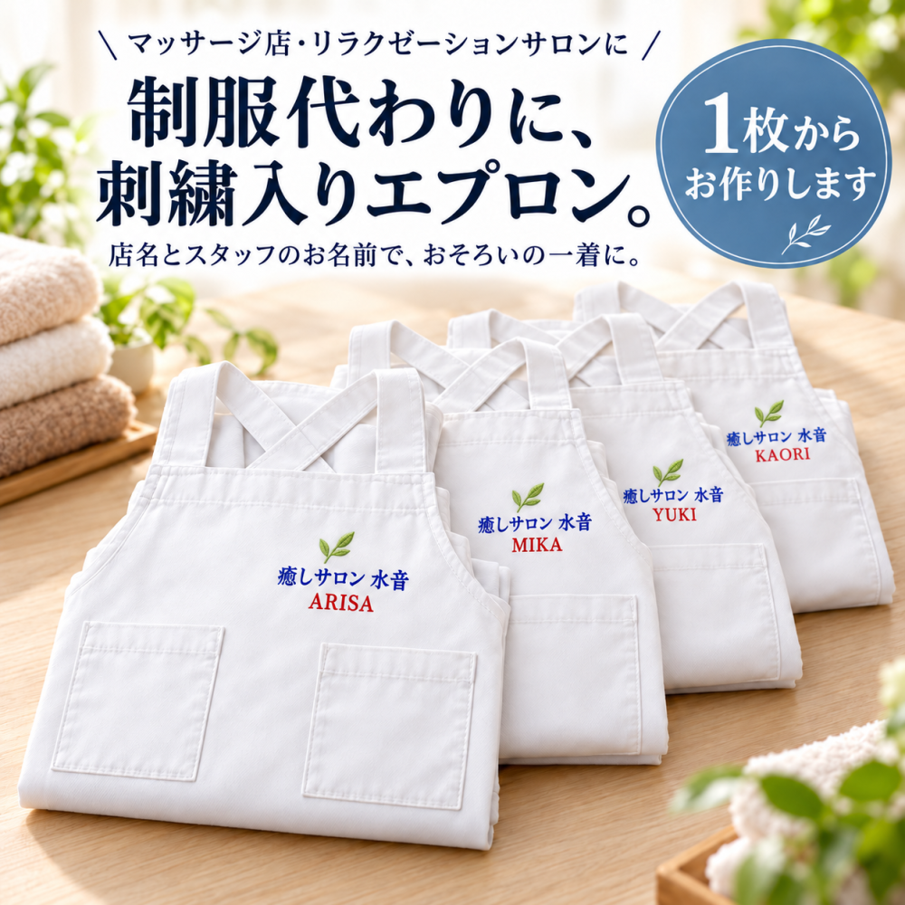 卒業 退職 名入れ ギフト CXX オリジナル刺繍エプロン 男女兼用 フリーサイズ / プレゼント ギフト 退職 記念 誕生日 長寿 祝い 刺繍 制服 ユニフォーム