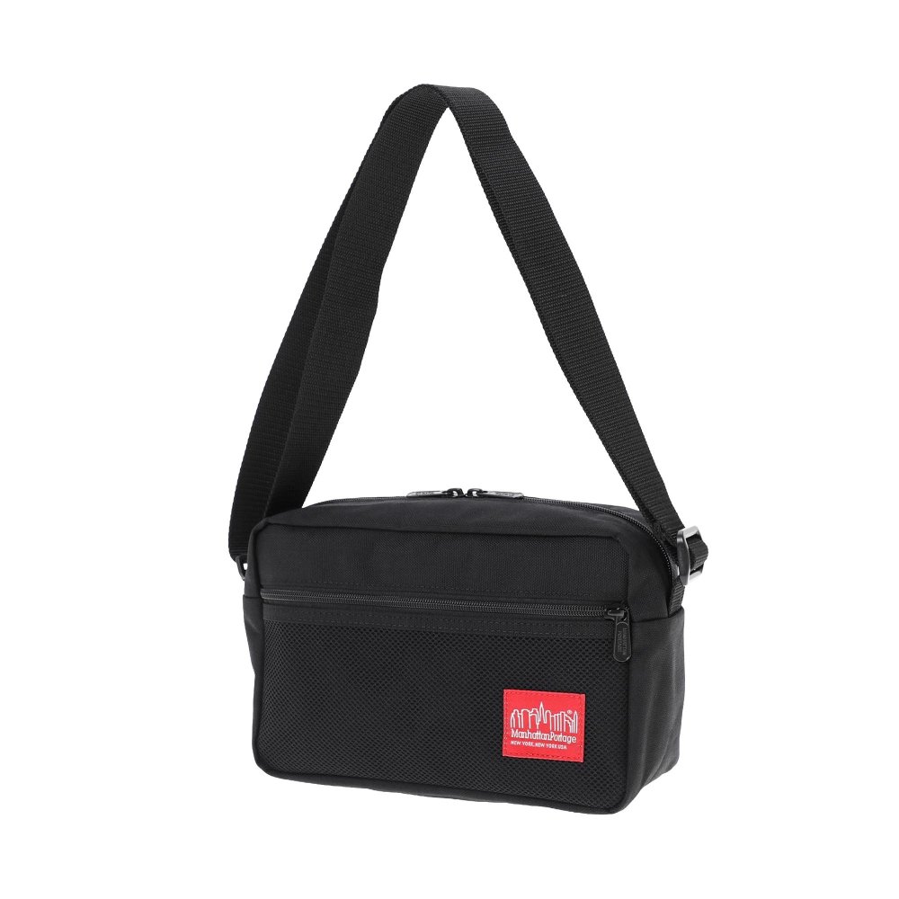 マンハッタンポーテージ ショルダーバッグ Manhattan Portage スプリンターバッグ メンズ レディース 斜め掛け 撥水 コーデュラ A5 軽量 横型 メッシュ おしゃれ シンプル 黒 ショルダーバック ボディバッグ ウエストバッグ 斜めがけ カジュアル 通勤 大人 ブランド MP1401L