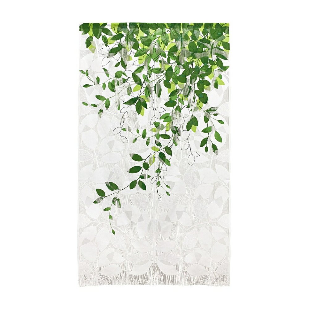 風水カラー レースのれん 85×150cm