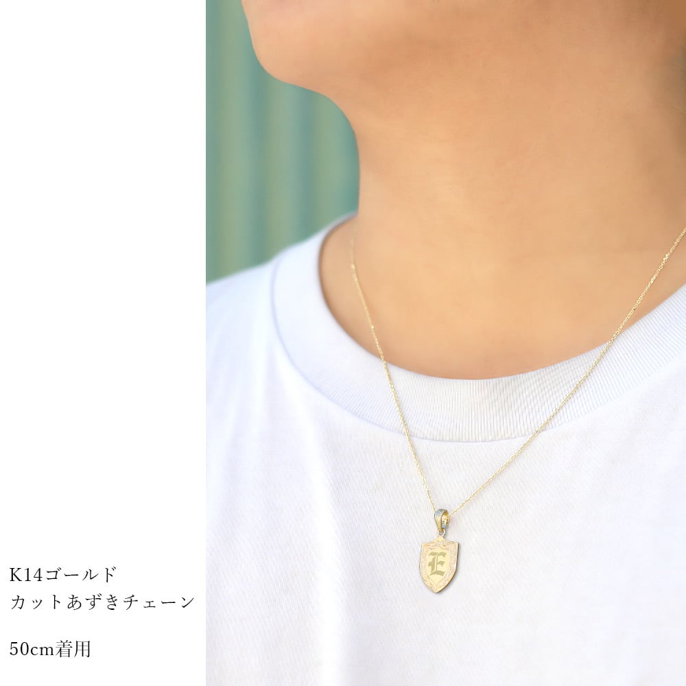 ゴールド ネックレス ハワイアンジュエリー ネックレス イニシャル ペアネックレス 刻印 無料 誕生石入れ可 ハート型 14K K14ゴールド 14k k14カットあずきチェーン太0.9mm 2本セット GP111 GP112 カップル 夫婦 プレゼント ハロウィン 【品番：CG-GP110P-CH123】