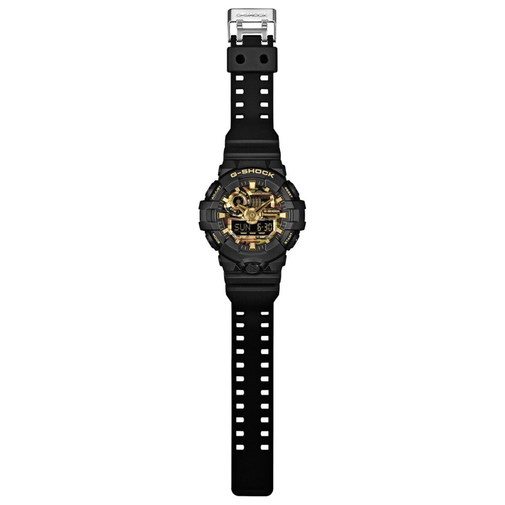 G-SHOCK カシオ Gショック CASIO アナデジ 腕時計 メンズ GA-700CF-1AJF BOLD CAMO Series CAMO AND GOLD【2026 新作】