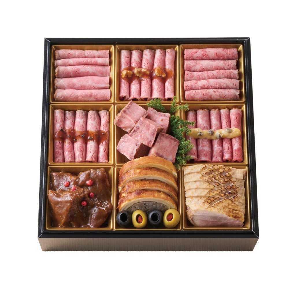 家庭画報 オリジナル 御肉おせち 約3～4人前 10品目 御節料理 お正月 オードブル 冷凍 肉料理 牛肉【沖縄県・離島 配送不可】