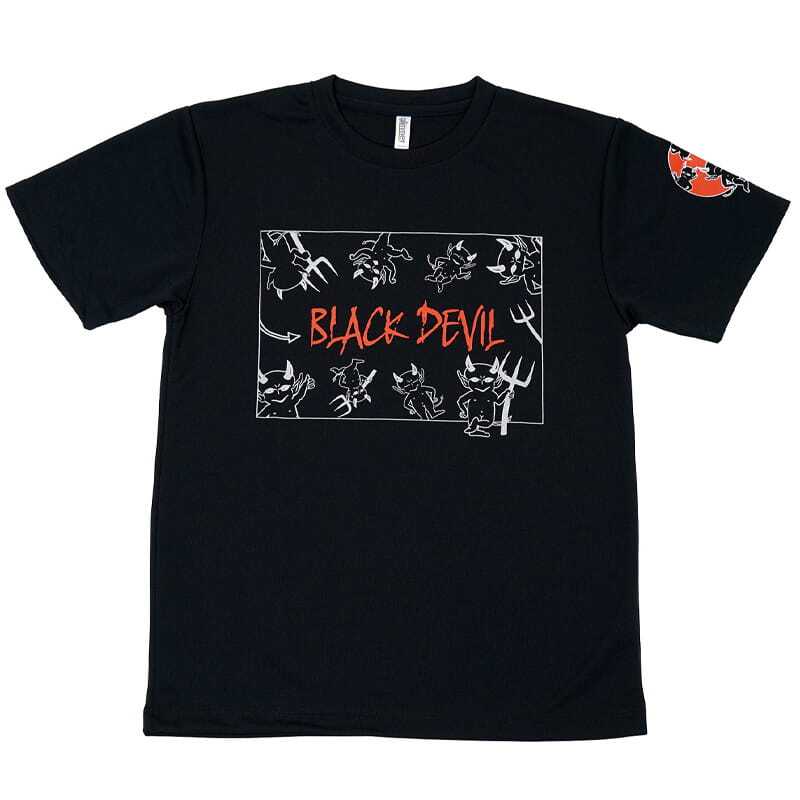 Tシャツ ブラックデビル 半袖 Mサイズ メンズ レディース 服 男女兼用 BLACK DEVIL ロゴ プリント 悪魔 キャラクター かっこいい たばこ ブランド タバコ 銘柄 おしゃれ 黒 ギフト プレゼント