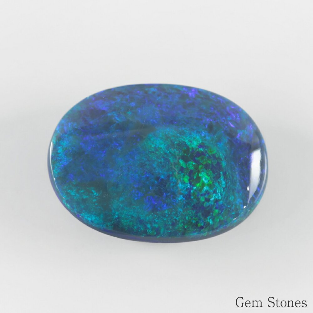  大粒 ブラックオパール 10.664ct ルース 裸石 宝石 高品質 オパール ブルー グリーン ブラック 希少 誕生石 10月 お守り ジュエリー ギフト