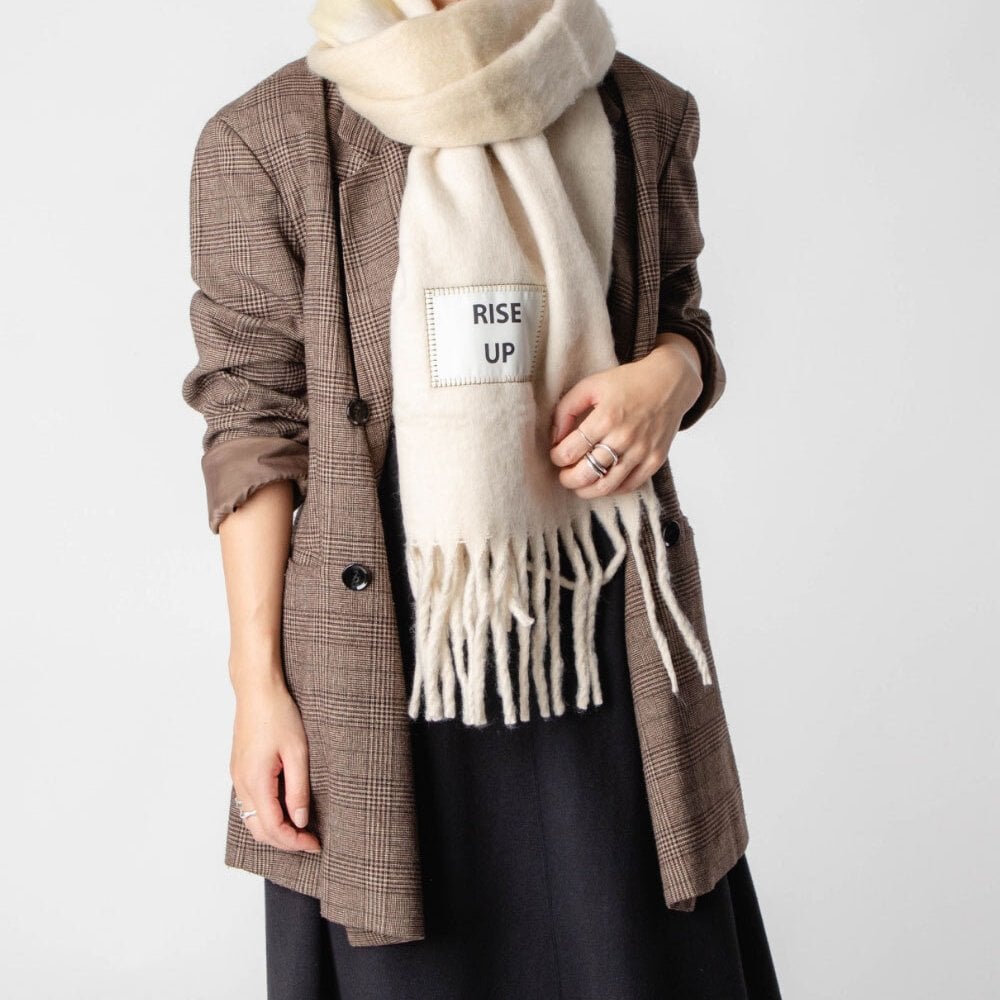 【正規品】 バーブ トゥ ドゥ VERB TO DO SCARF マフラー S-SCARF スカーフ レディース ストライプ 大判 フリンジ ファッション小物