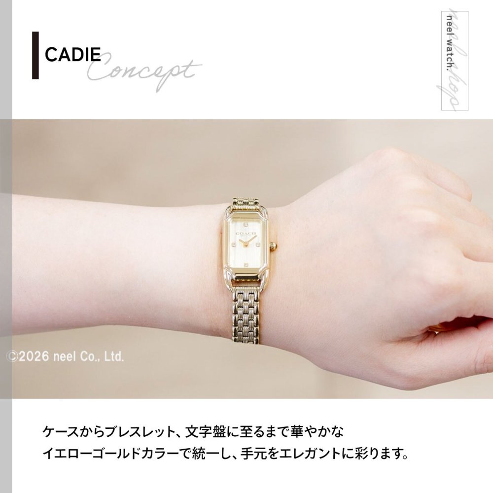 コーチ COACH 腕時計 レディース ケイディ CADIE 28.5MM×17.5MM 14504629【2026 新作】