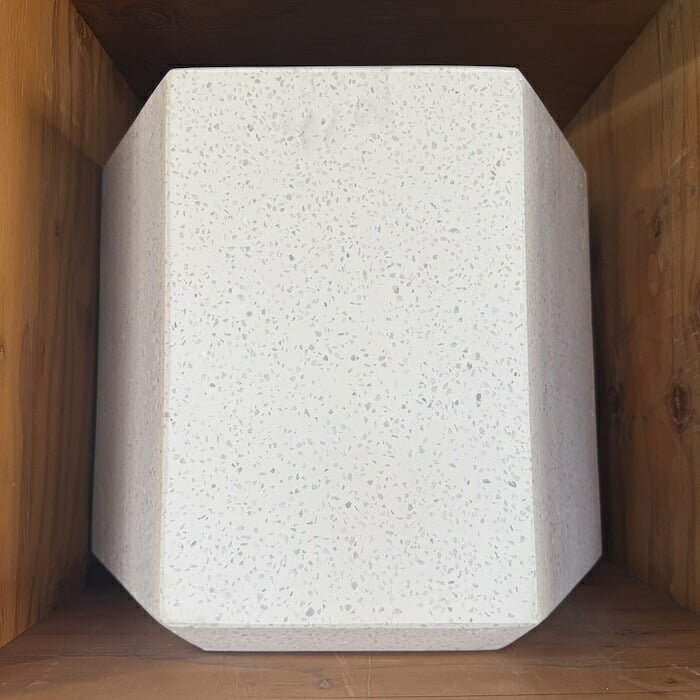 植木鉢 おしゃれ 大型 17号 13号 10号 L M S サイズ 鉢カバー KONTON コントン コーテス ヘックス 多面体 六角形 四角 ファイバーセメント セメント 屋外 室内 高級 北欧 モダン ナチュラル 観葉植物用 シンボルツリー サボテン 多肉植物 特大 玄関 プランター ホワイト