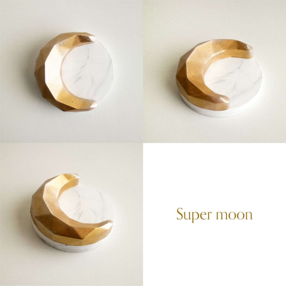 【カラーが選べる】michikake moon stone《月の満ち欠けを映す 三日月のアロマストーン》火を使わない香るインテリア