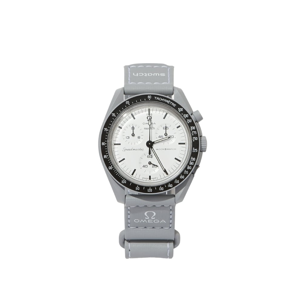 【正規品 オメガ スウォッチ】SWATCH OMEGA MOONSWATCH 1965 SO33M106 箱付き Speedmaster スピードマスター モデル 腕時計 Bioceramic 42mm クォーツ クロノグラフ 3気圧防水 VELCRO ラッピング無料 保証あり ギフト プレゼント