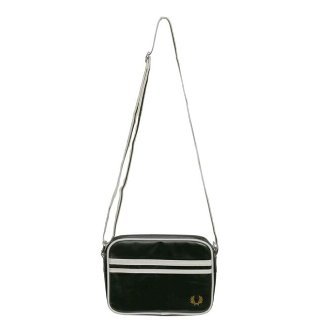 フレッドペリー FRED PERRY Classic Mini Shoulder Bag ショルダーバッグ l2168-d57 ユニセックス Black Ecru