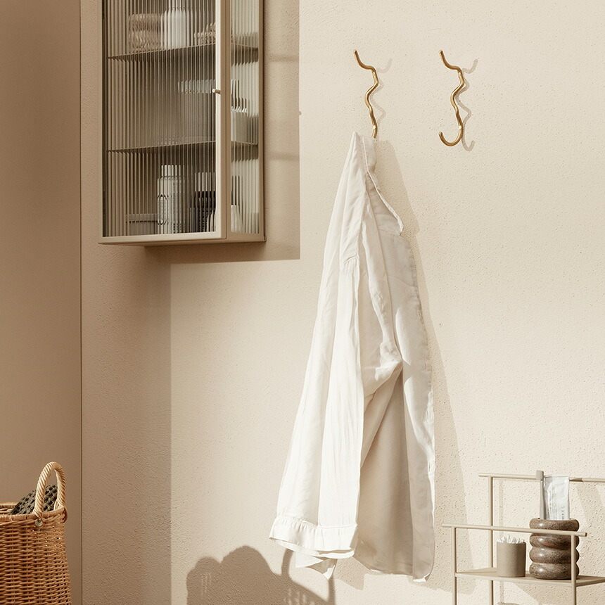 ferm LIVING ファームリビング ウォールハンガー Curvature Hook ウォールハンガー壁掛け フック 北欧雑貨 おしゃれ 帽子 バッグ コート インテリア雑貨 北欧 雑貨 インテリア