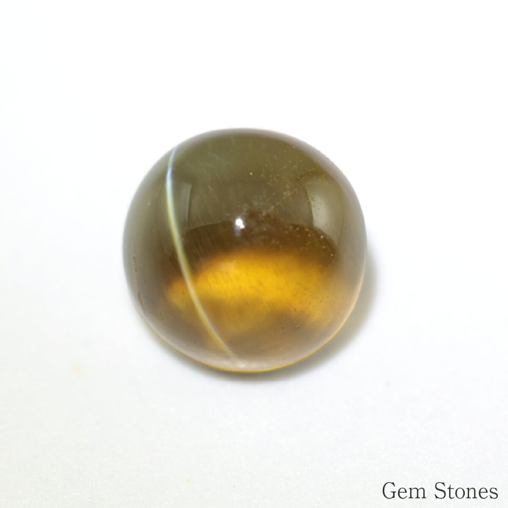 クリソベリルキャッツアイ 5.539ct ルース 宝石 裸石 クリソベリル ブラウン イエロー キャッツ ネコ ジュエリー オリジナル 制作 コレクション 誕生石 10月 記念 お守り 誕生日