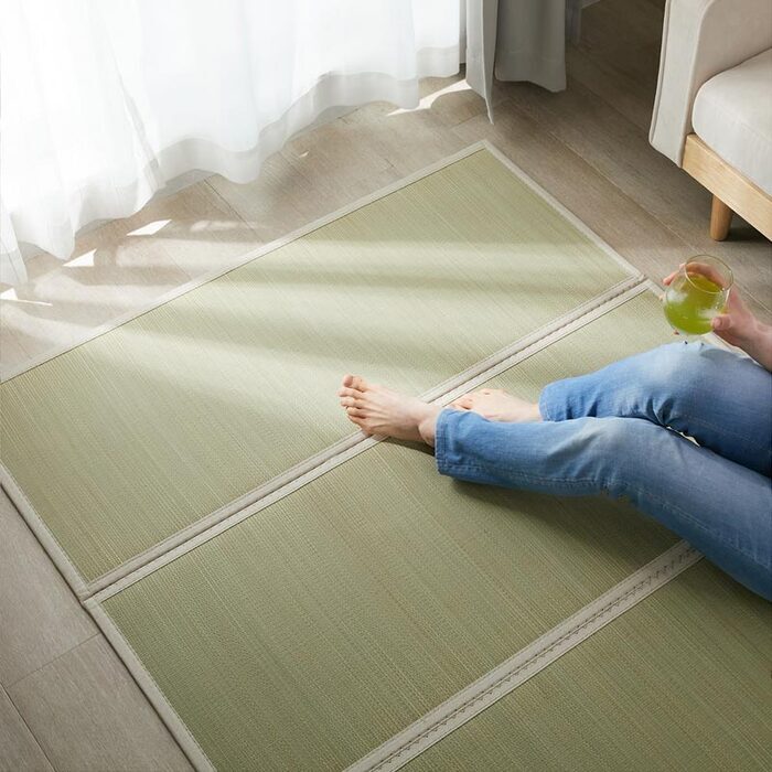 夏ラグ 夏用カーペット 畳 置き畳 折りたたみ い草 天然素材 天然い草 DIY フロア畳 ユニット畳 フローリング畳 カーペット マットマットレス 和室 軽量 空気清浄 保温性 調湿 縁なし リラックス効果