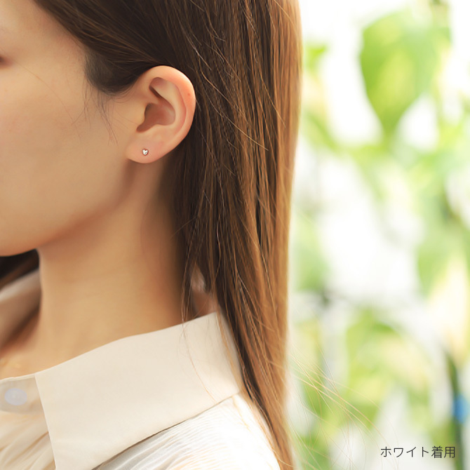 K18 ゴールド ピアス ハートピアス 18金 18K 片耳(1個)購入可 K18イエローゴールド K18ピンクゴールド K14ホワイトゴールド スタッドピアス 小ぶり 可愛い シンプル 彼女 妻 女性 レディース 誕生日 プレゼント ハロウィン 【品番：RME-917MY】