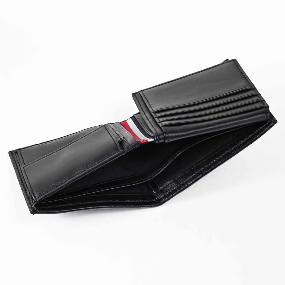 高品質ヨーロッパ輸入モデル トミーヒルフィガー 二つ折り財布 小銭入れ付き CORP CC FLAP AND COIN メンズ レディース ブラック AM0AM14780 BDS BLACK ウォレット 折財布 送別会 誕生日 結婚祝い 結婚式 彼氏 息子 夫 男性 名刺入れ 高級 母の日【スペシャルラッピング660円(別売り)】 即日発送 彼氏 財布 ホワイトデー