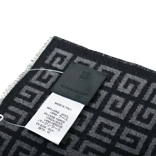 ジバンシー GIVENCHY マフラー GV3518-J6261-003 ユニセックス メンズ レディース グレー マフラー