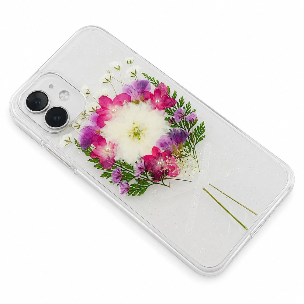 【ほぼ全機種対応スマホケース❁】押し花スマホケース NO.637（着日指定不可） 押し花＆レジン iPhone/Xperia/AQUOS/Galaxy他